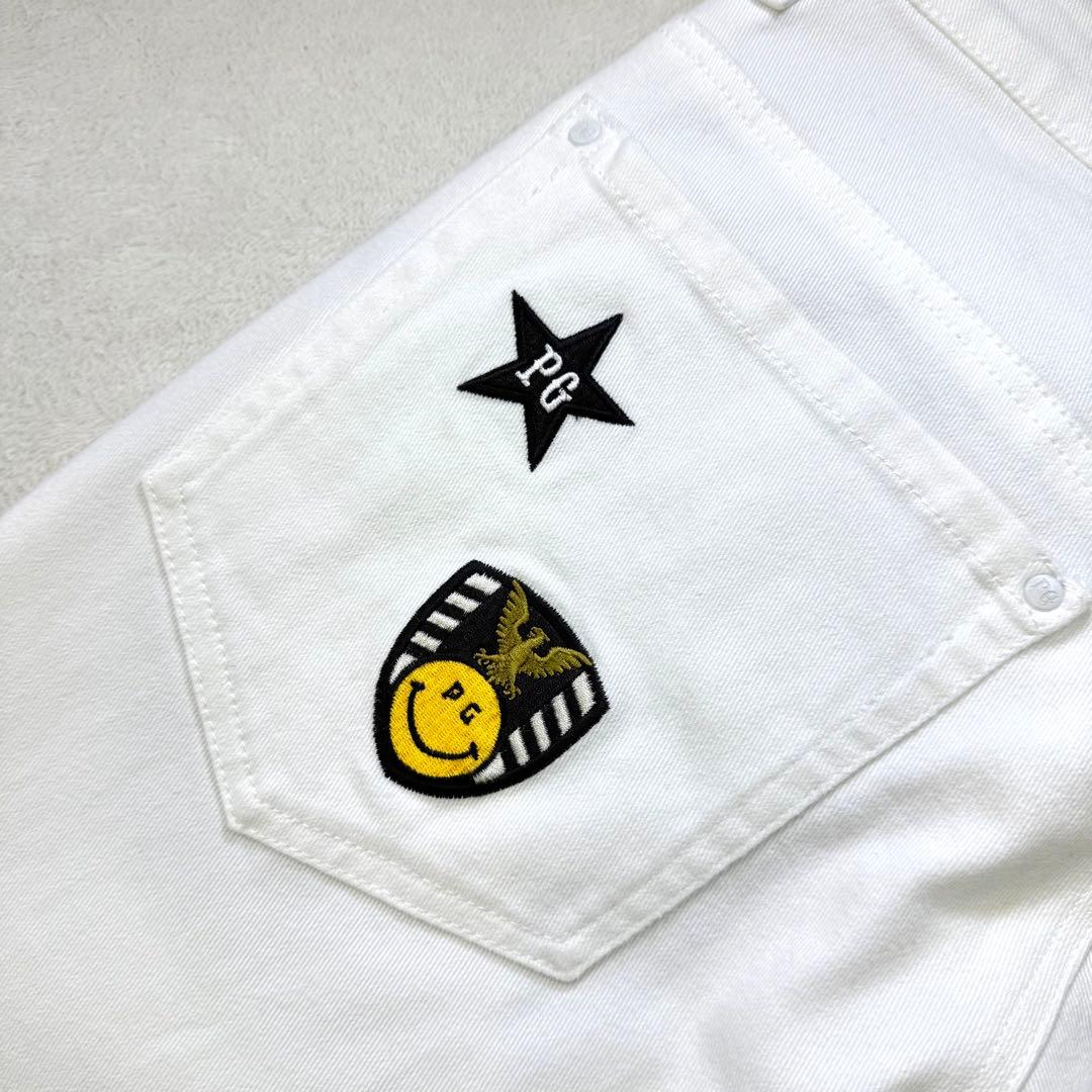 PEARLY GATES ニコちゃん 89刺繍 コットン素材 ゴルフパンツ 4