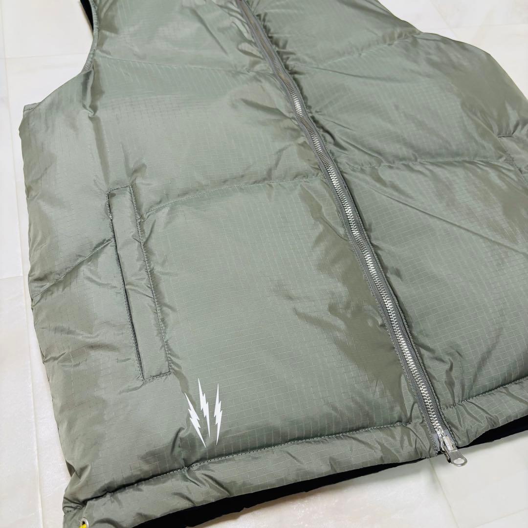 【極美品】TNRCN REVERSIBLE DOWN VEST BLACK M