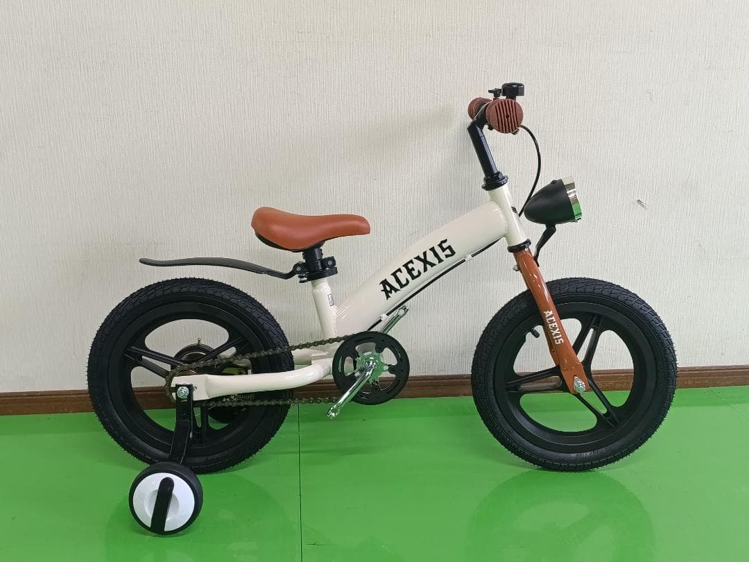値下げ中！新品未使用 3in1 子供自転車 キックバイク 14インチkahki色