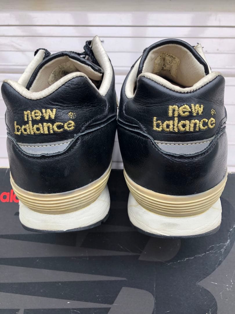 New Balance LM576BK UK 28cmブラック×ゴールド