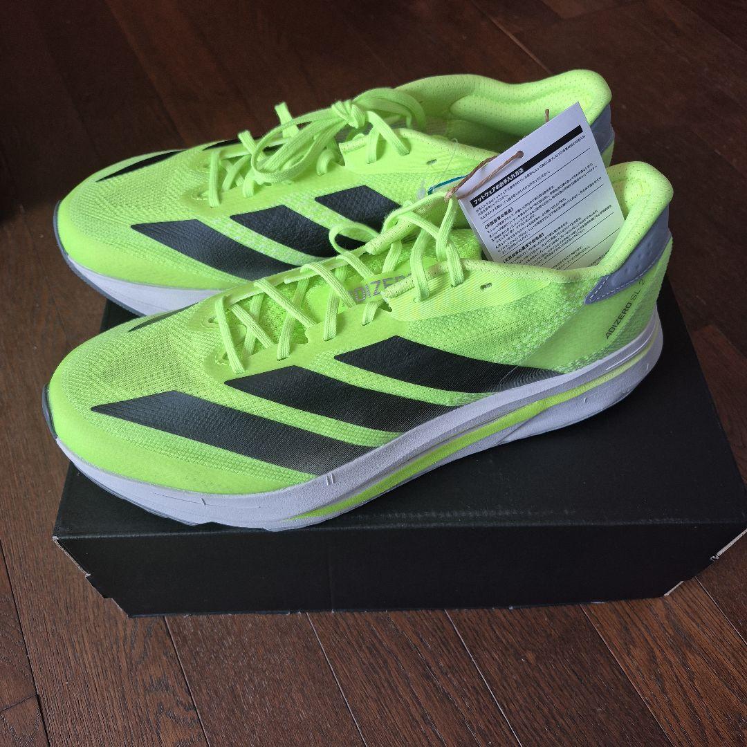 新品 adidas ADIZERO SL2 27.5cm ルシッドレモン
