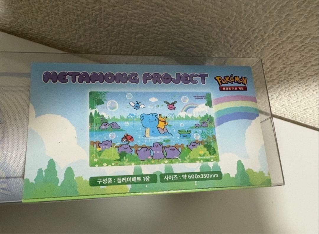 韓国 ポケモン ポップアップ プレイマット ラプラス メタモン　デッキケース