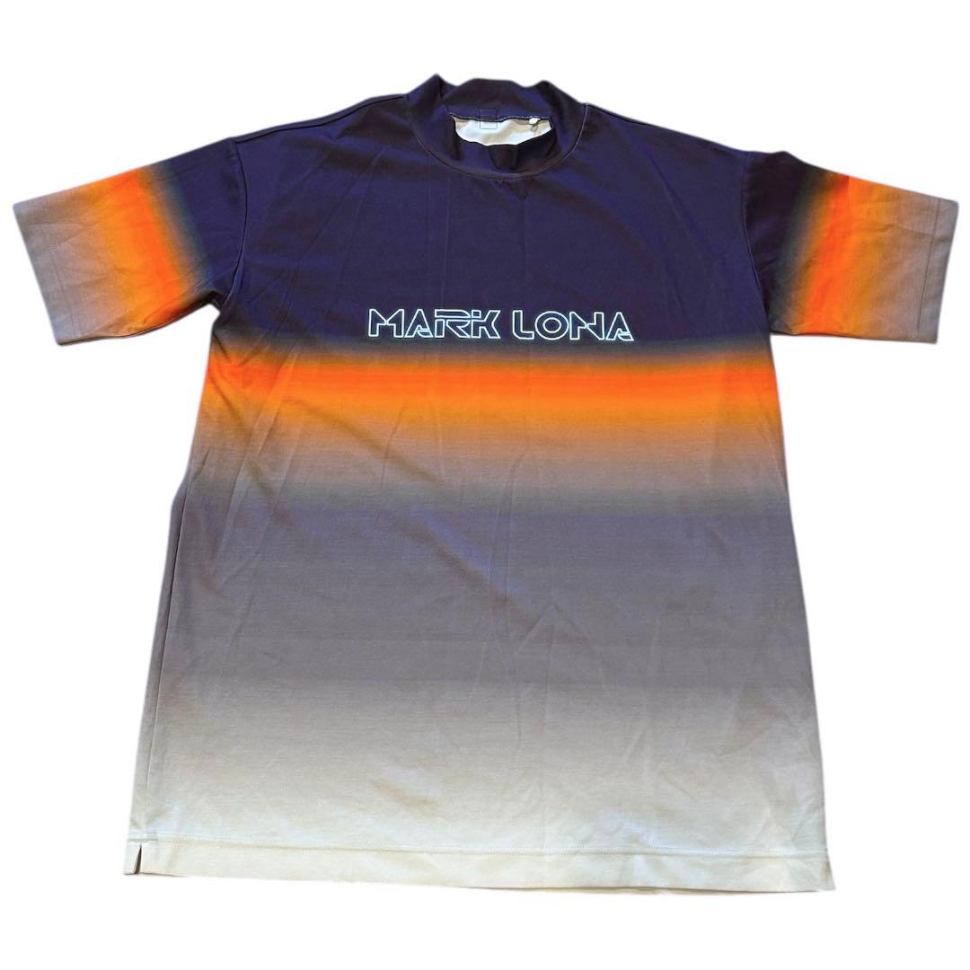 MARK&LONA マーク＆ロナ 背面ビッグスカルハイネックTシャツ