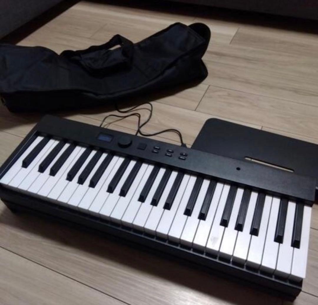 折りたたみ　電子キーボード ピアノ　キャリングケース付き