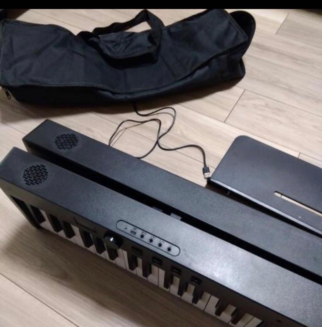 折りたたみ　電子キーボード ピアノ　キャリングケース付き