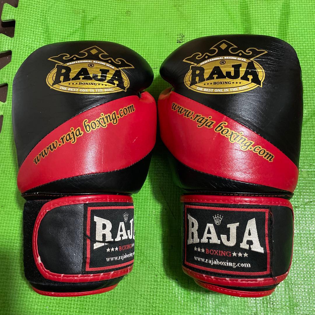 最終価格RAJA 本革ボクシンググローブ本革パンチングミット、本革キックミット