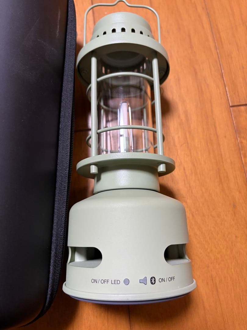 スピーカー搭載LEDランタン　ミントグリーン