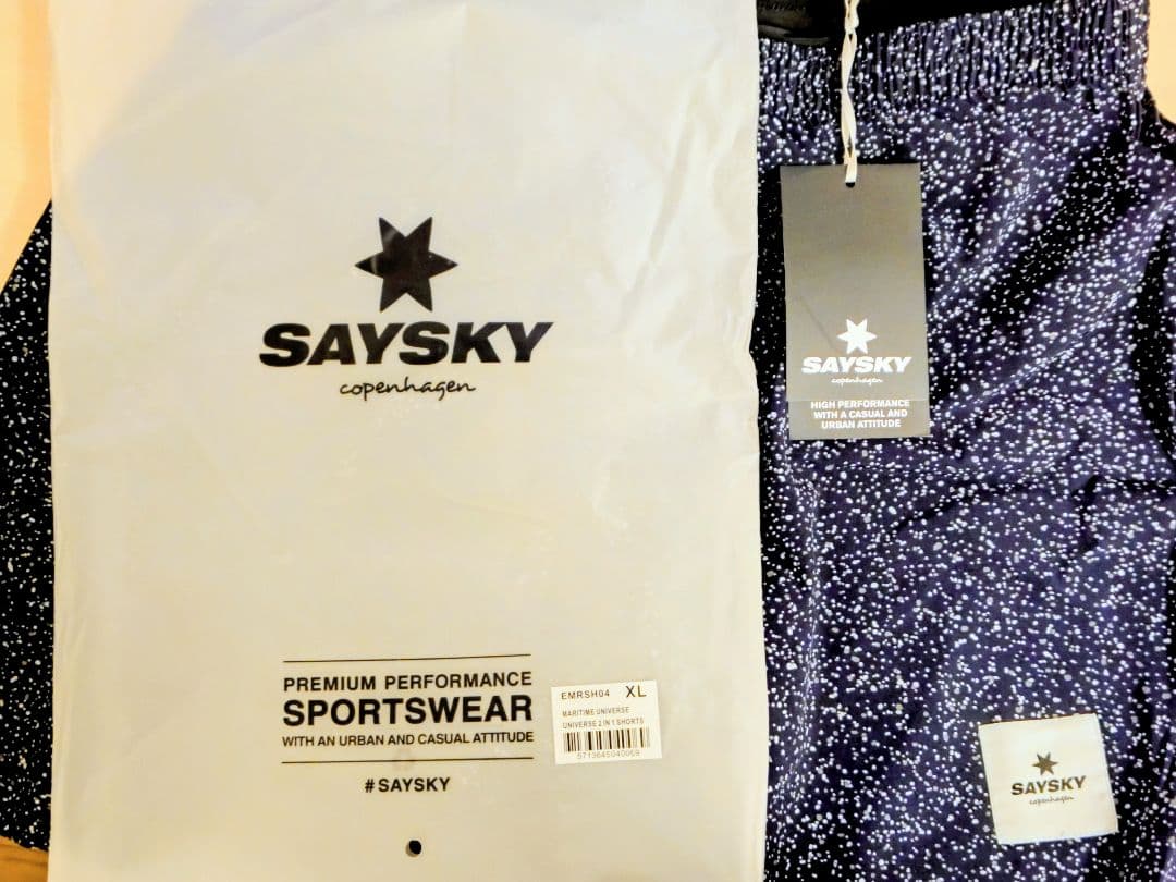 新品 SAYSKY 2in1ショーツ MARITIME UNIVERSE/XL