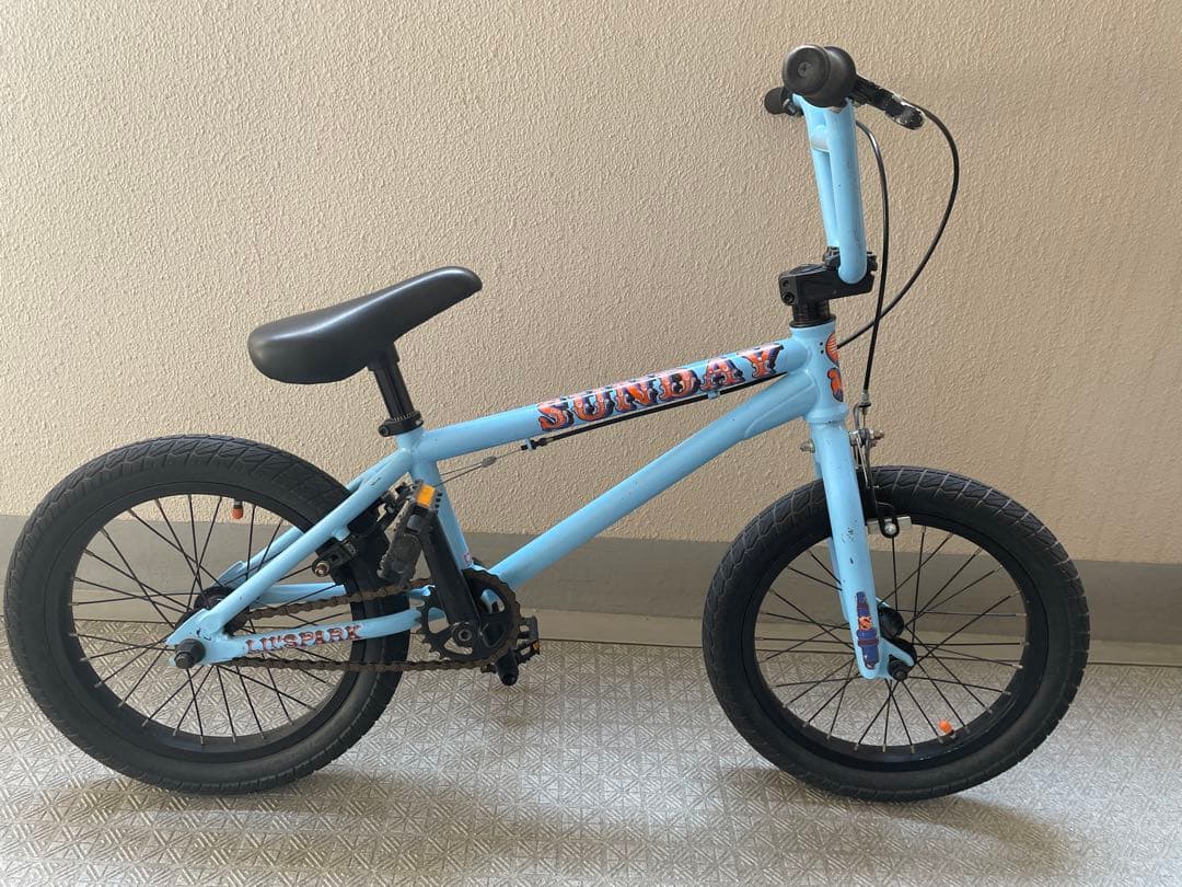 SUNDAY BMX自転車 16インチ 水色