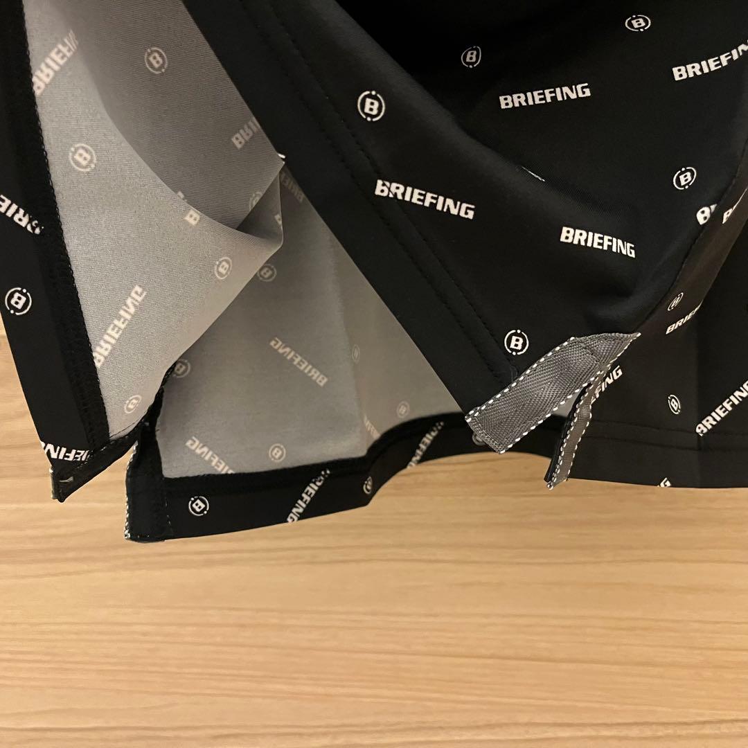 新品★BRIEFING 黒S ロゴモノグラムハイネックシャツ レディース 半袖