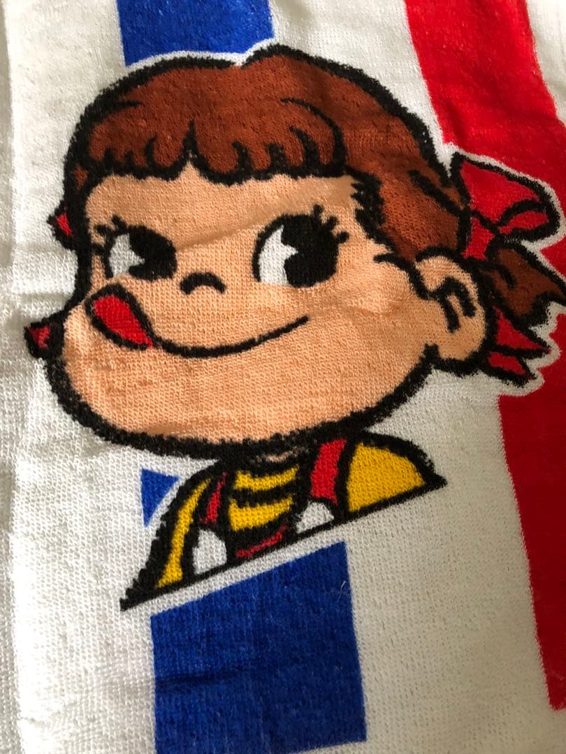 不二家ペコちゃん ビンテージ ビーチバッグ タオルセット プロフお読みください