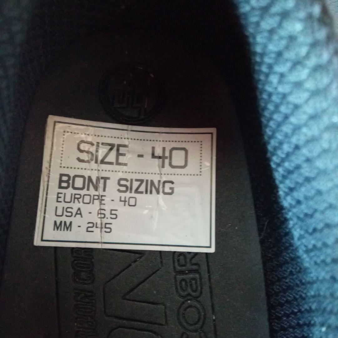 BONTシューズ　トラック、ロード用　サイズ40 ホワイト