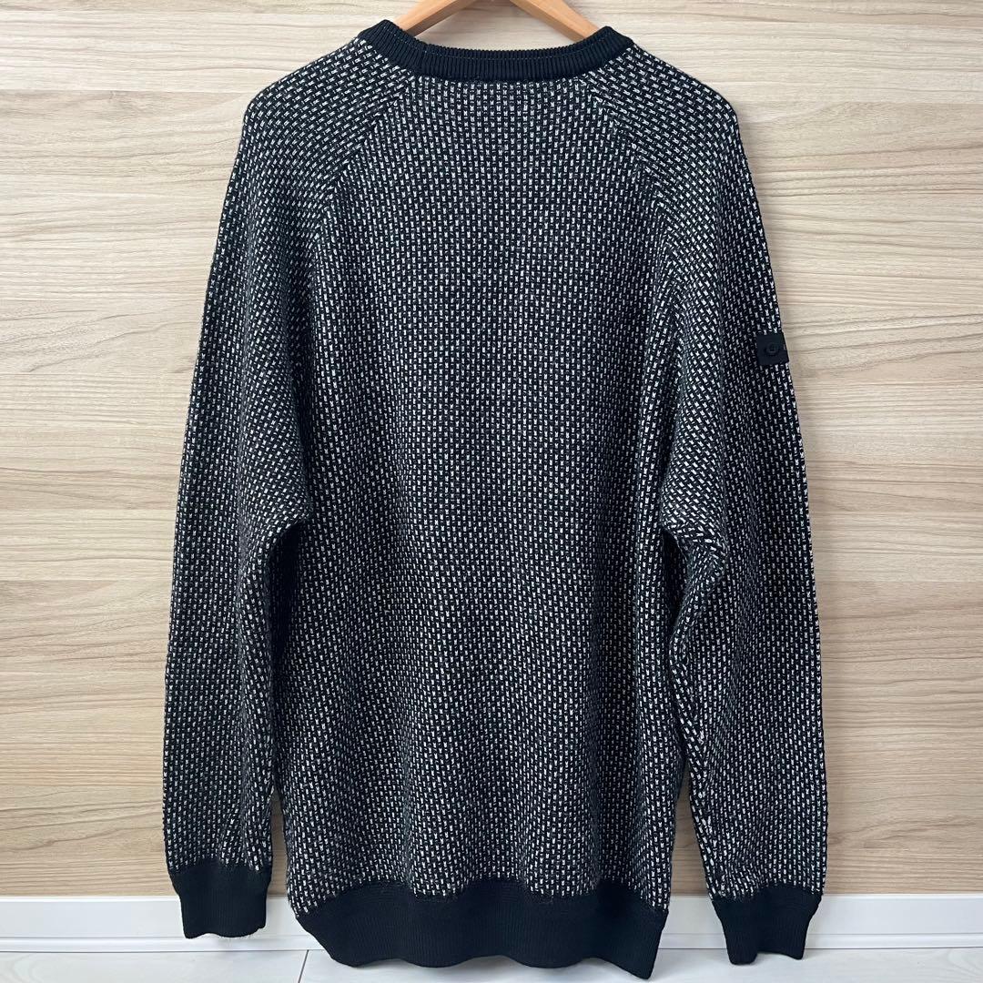 極美品★37,400円 BRIEFING メリノウールロゴニット 黒 XL