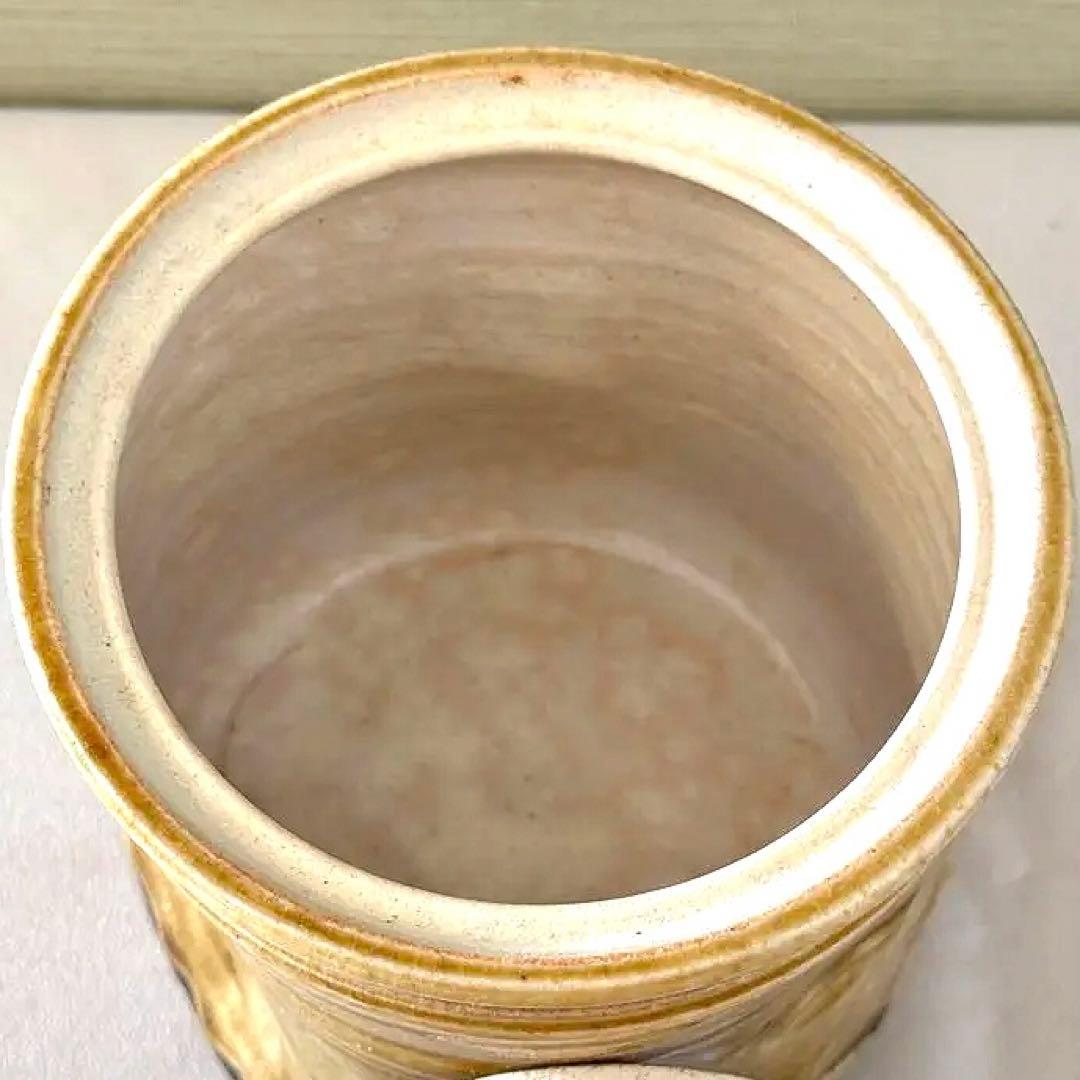 黄瀬戸 御本手 水指 茶道具