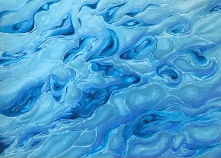 絵画　WAVE