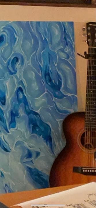 絵画　WAVE