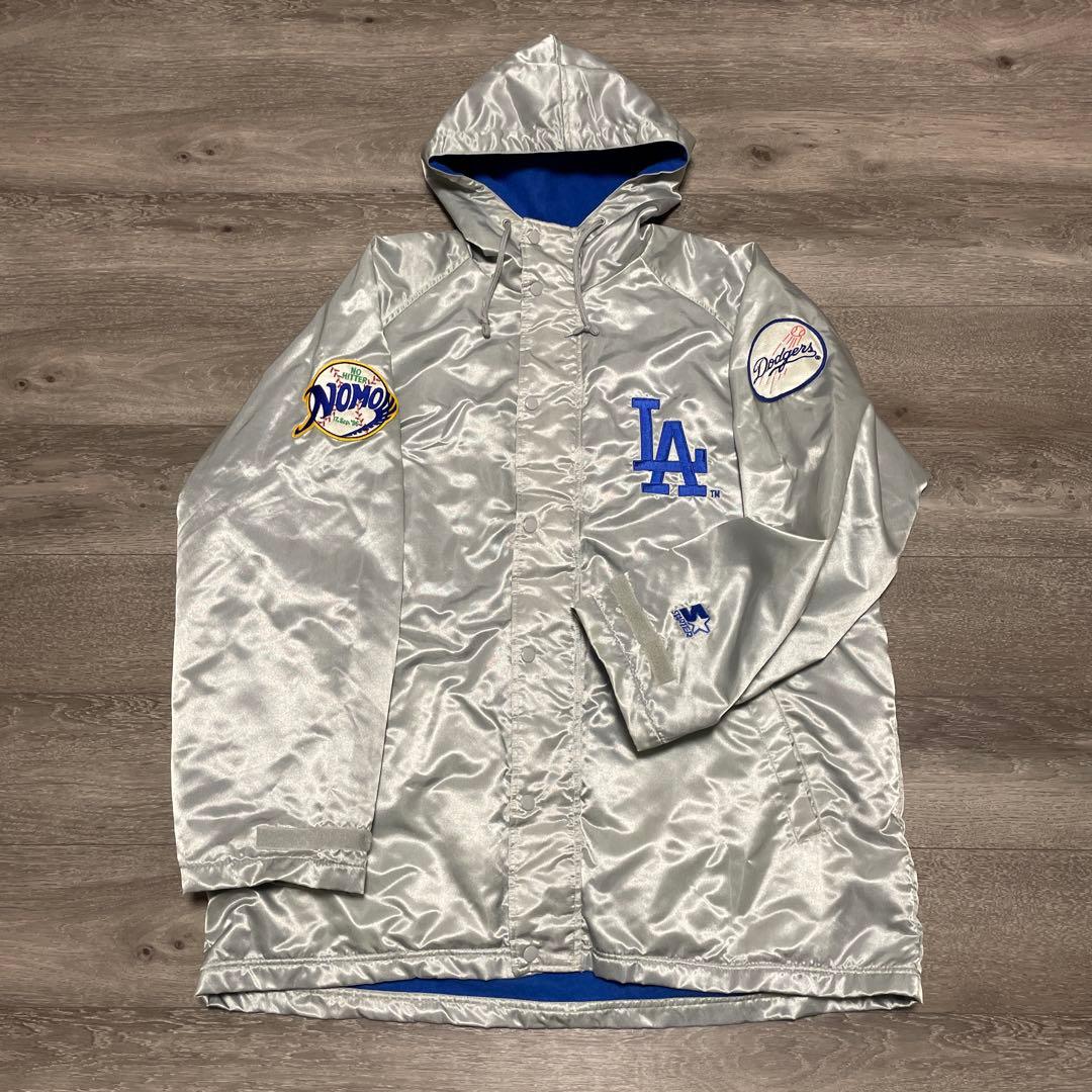 激レア スターター LA Dodgers NOMO ベンチコート ダウンベスト