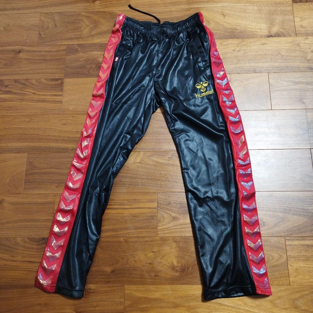 光沢デザイン★hummel　ヒュンメル　ジャージ上下　セットアップ　サイズXO
