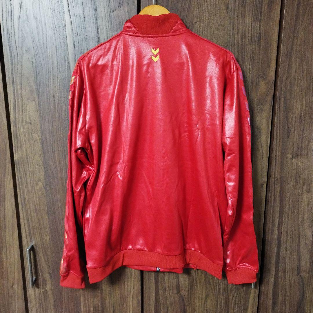光沢デザイン★hummel　ヒュンメル　ジャージ上下　セットアップ　サイズXO