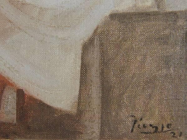 パブロ・ピカソ、坐る女、希少な画集より、新品額装付、状態良好