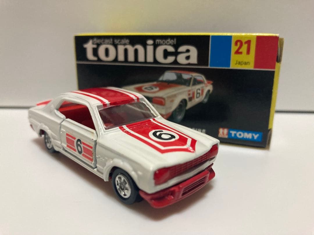 トミカ　日本製　ニッサン　スカイライン　2000GT-Rレーシング　1Eホイール