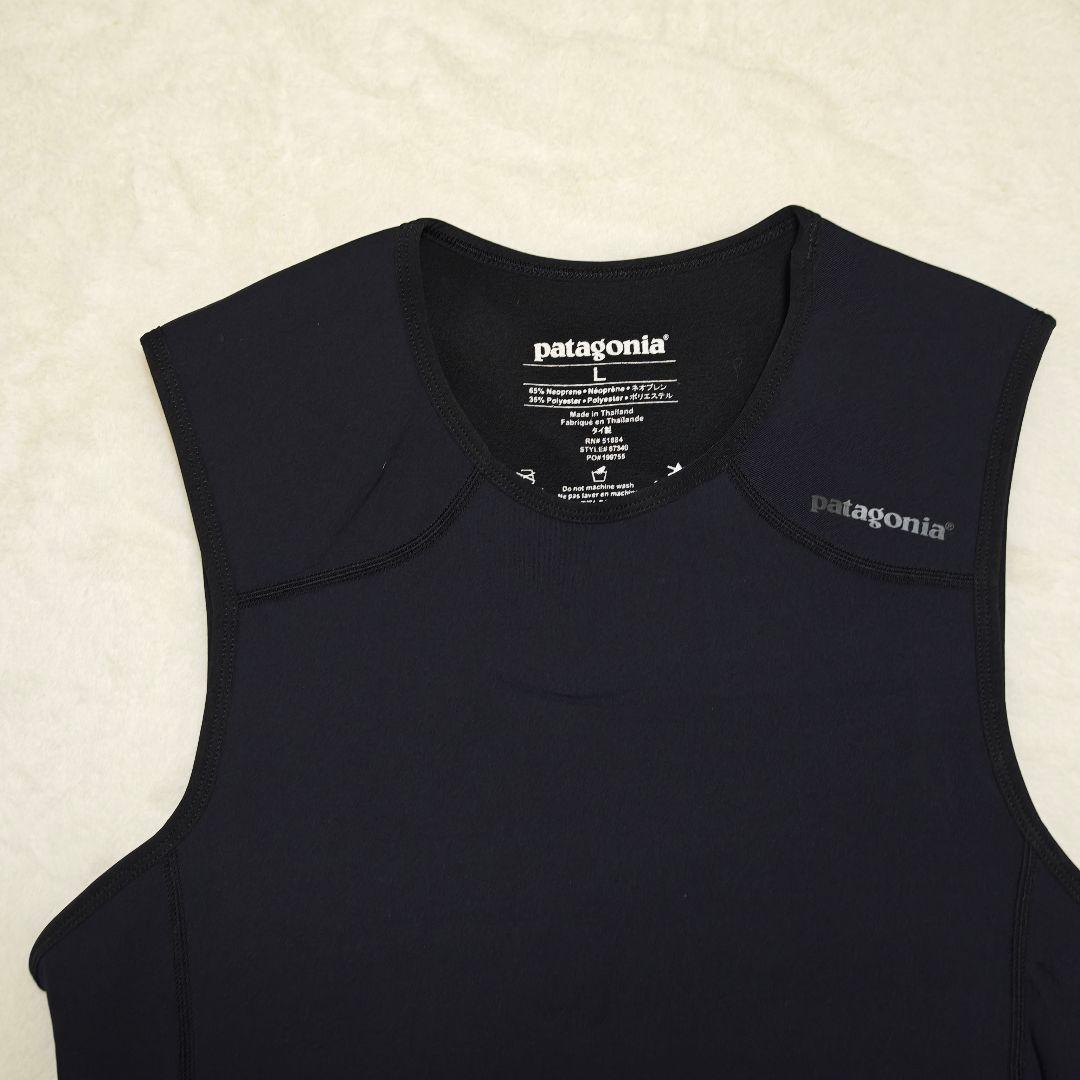 美品✨パタゴニア ウェットスーツ ベスト ロゴ ネイビー L
