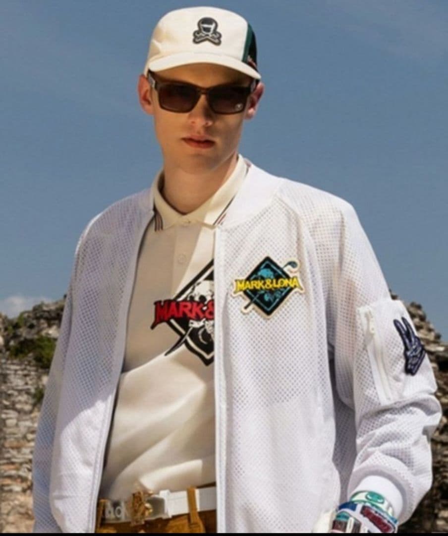 美品　GOLF MARK & LONA キャップ フリーサイズ