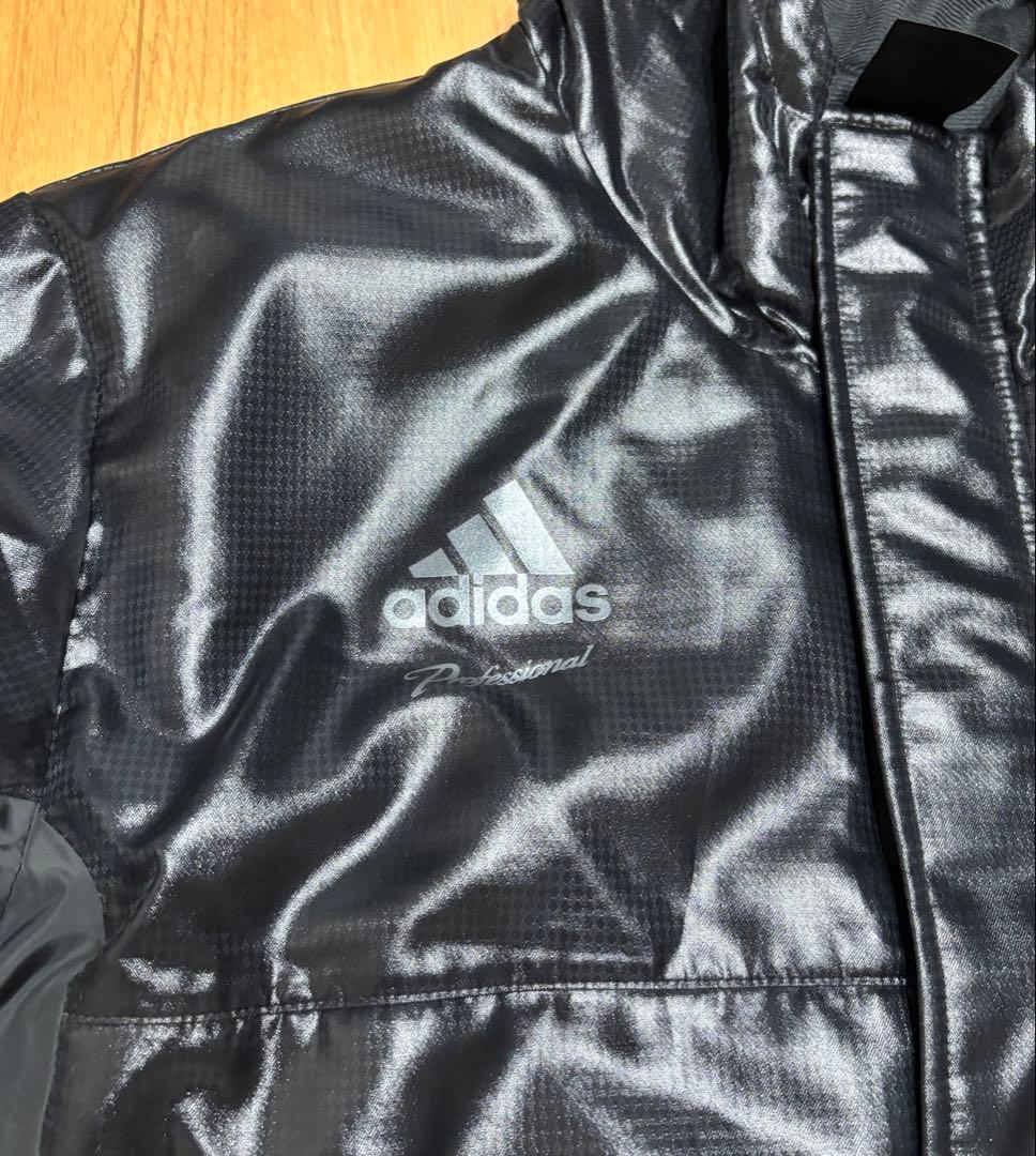 adidas professional ベンチコート 黒 XO