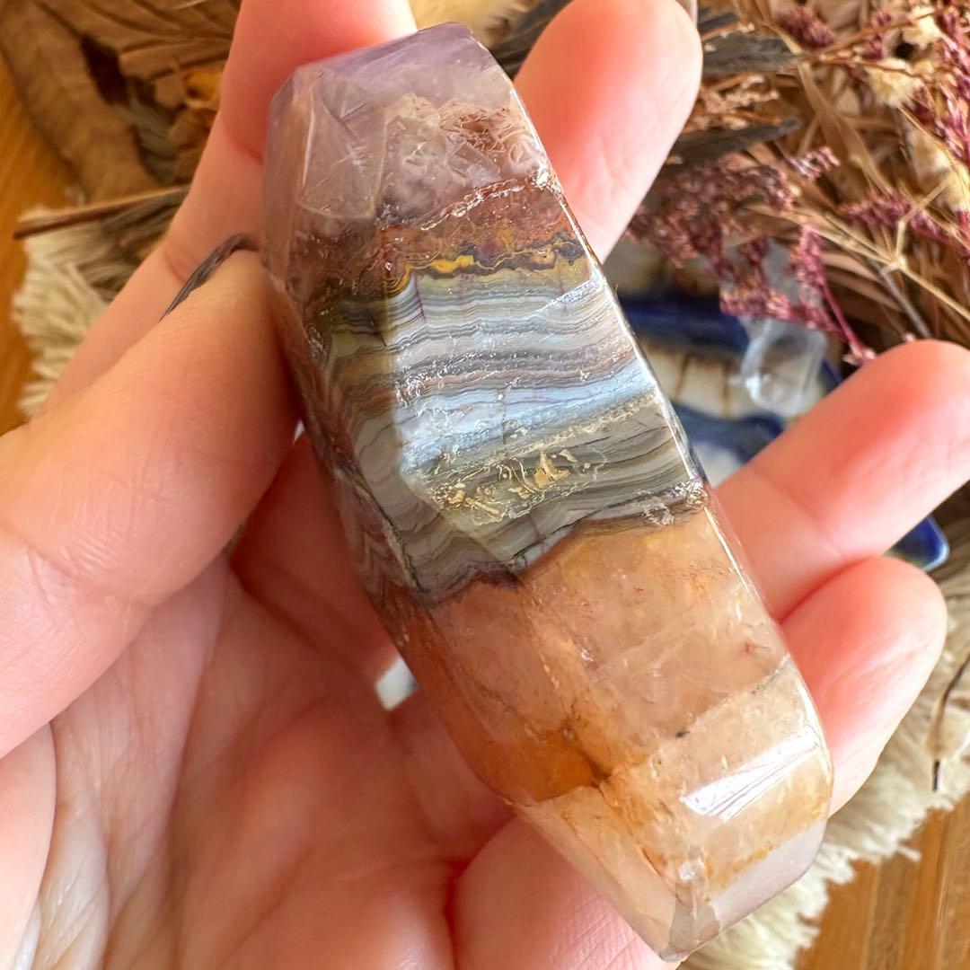 レア♥虹入♥3つの石が共生♥天使のギフト♥運命の出逢い引き寄せ♥天使のプレゼント