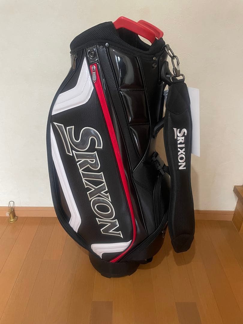 Srixon 軽量キャディバッグ ブラック/ホワイト/レッド