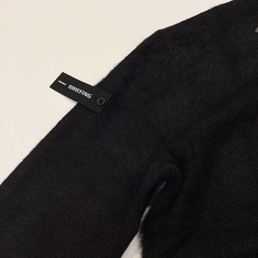 新品　BRIEFING SHAGGY LOGO TURTLENECK KNIT