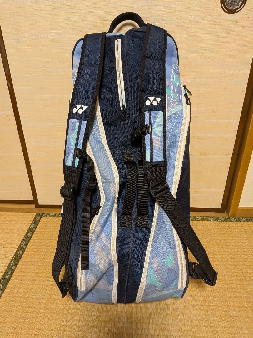 YONEX バドミントンラケットバッグ　ネイビーサックス