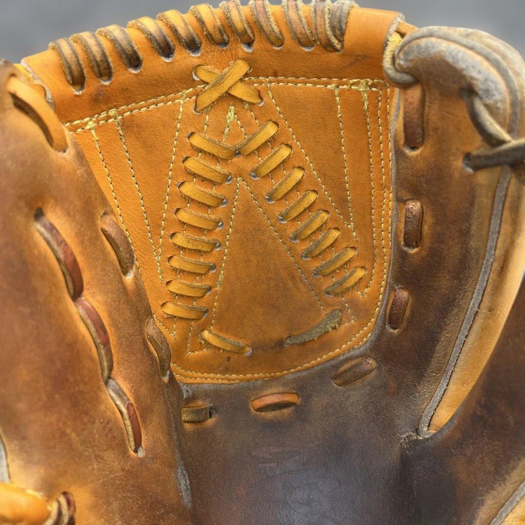 ビックM　Mizuno 軟式グローブ 右投げ用 オレンジ