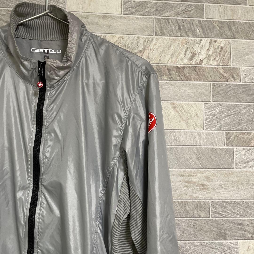 CASTELLI ARIA SHELL JACKET ウィンドブレーカー グレー