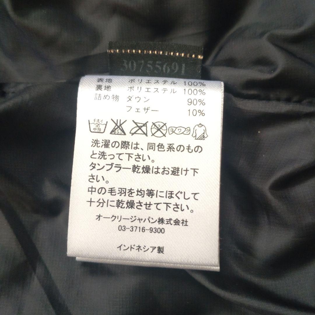 Oakley ダウンベスト Lサイズ 黒/グレー