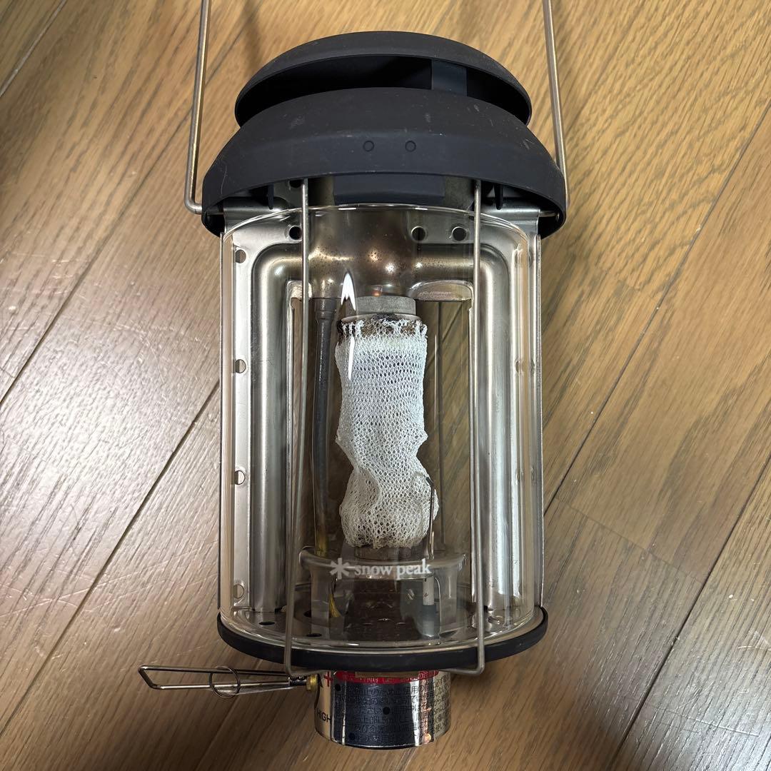  peak ギガパワーBFランタン ＋ 未使用マントル付き