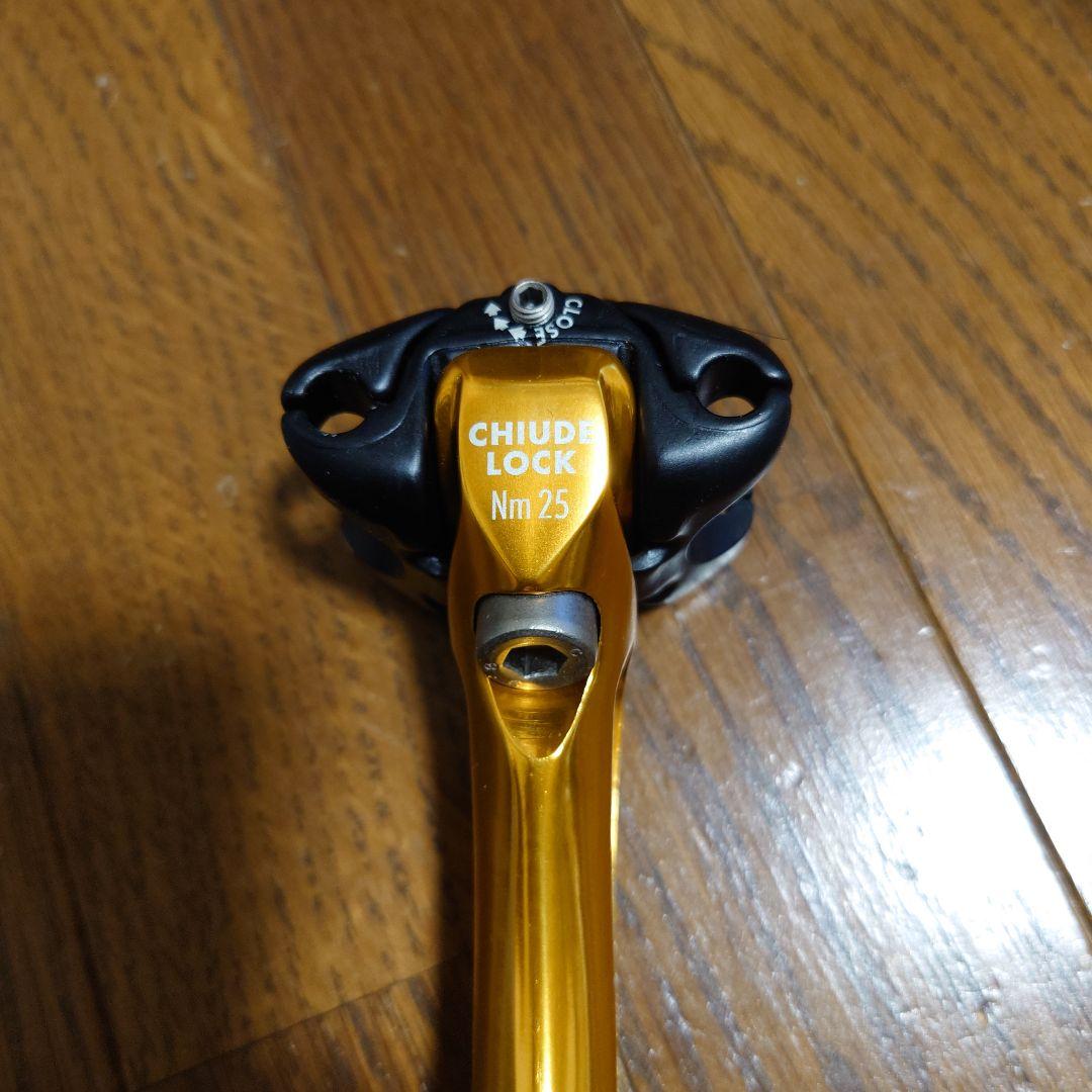 美品MICHE SUPER TYPE ミケ シートポスト　27.2mm ゴールド