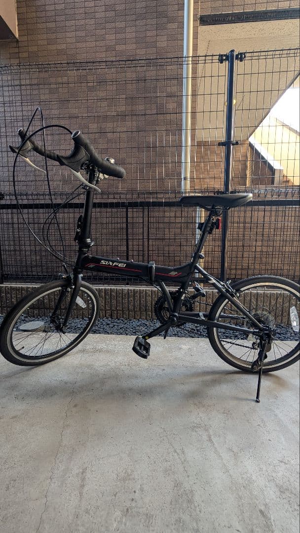 SIAFEI 折りたたみ自転車 ブラック