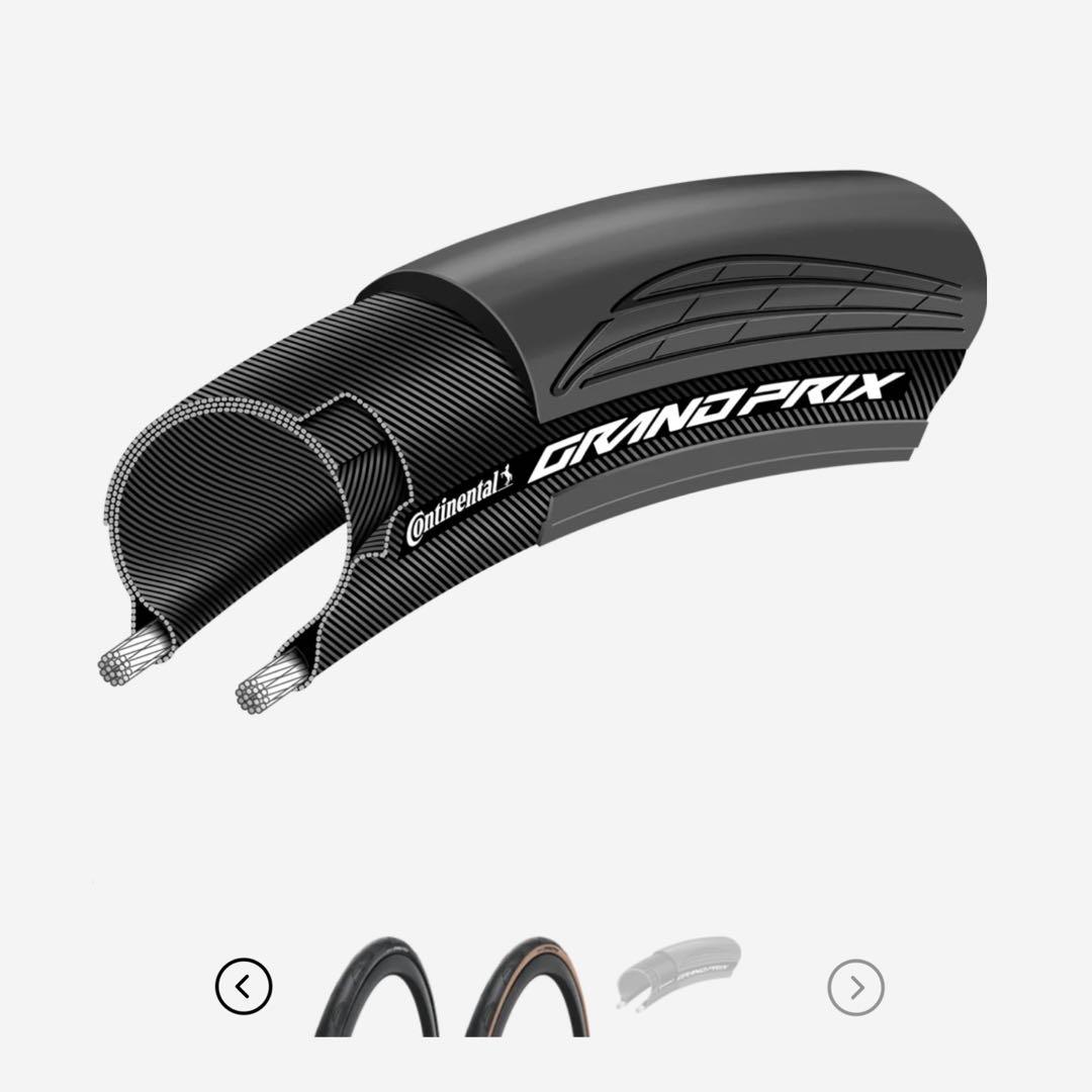 Continental　GRAND PRIX 700×28c　2本　BLACK