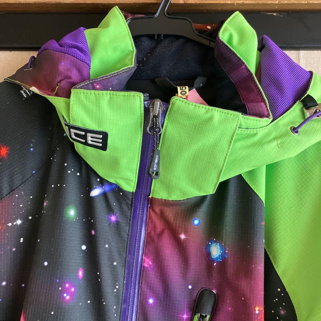 FABLICE 宇宙柄 スキーウェア上下セット