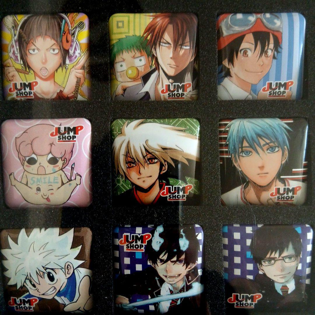 激レアJUMP SHOP キャラクター缶バッヂセット