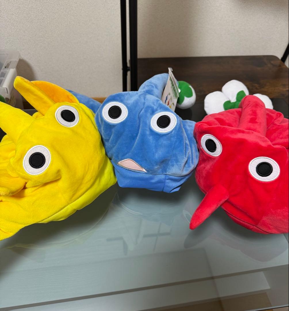 ピクミン被り物 なりきり帽子3セット‼️