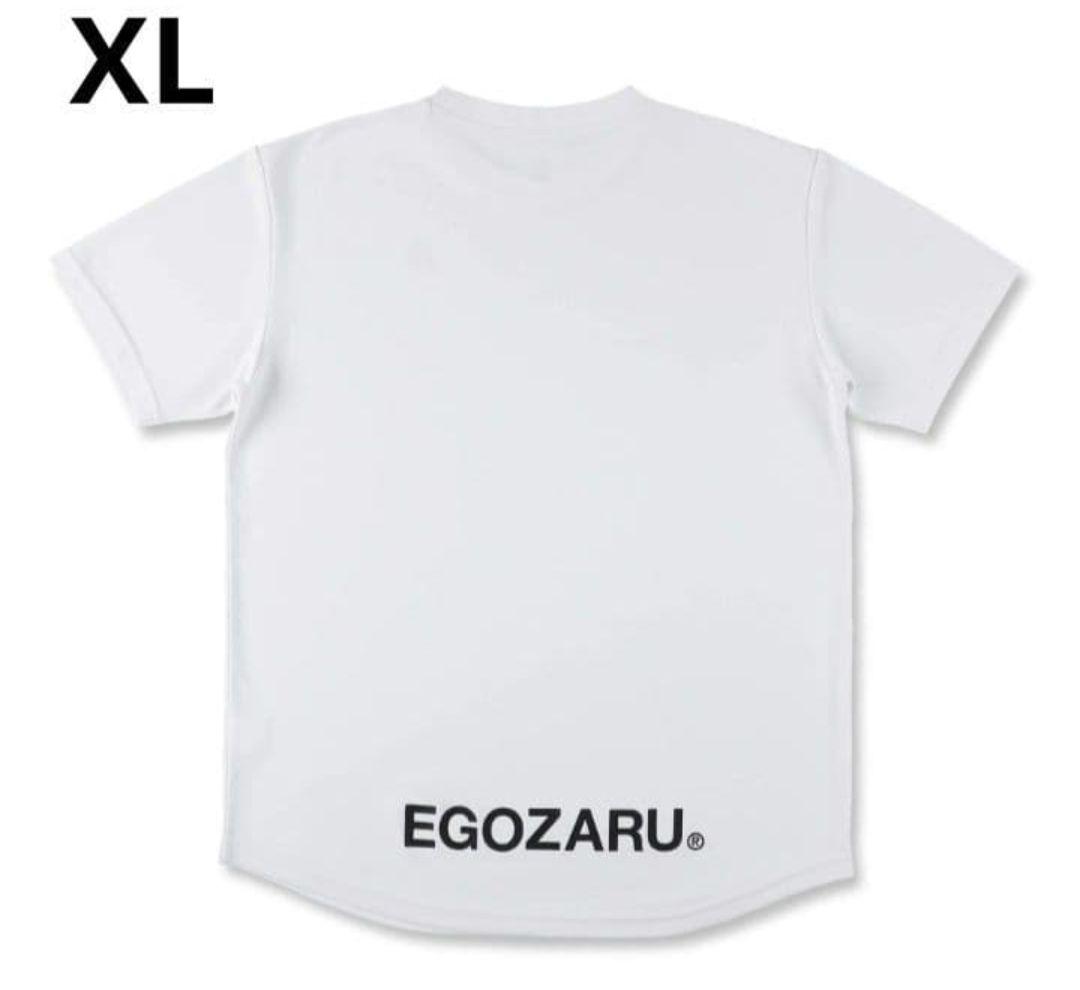 【新品未開封品】エゴザル　上下セット　Tシャツ　バスパン　水色　白　XL