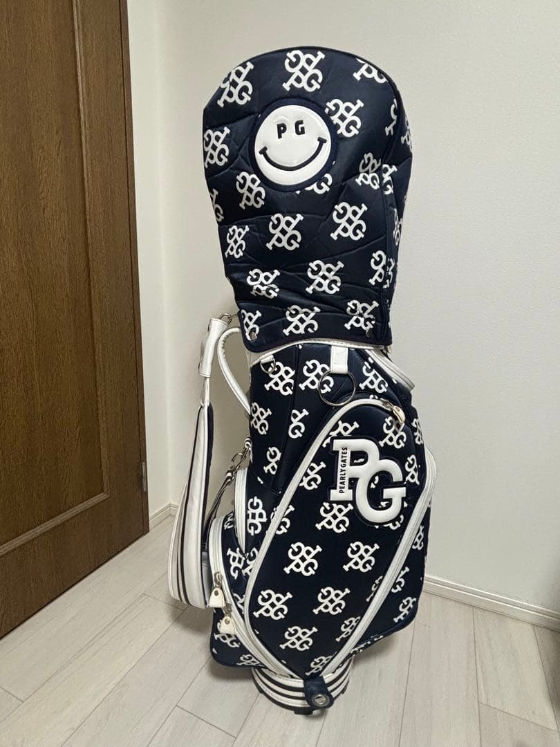 PEARLY GATES キャディバッグ ネイビー
