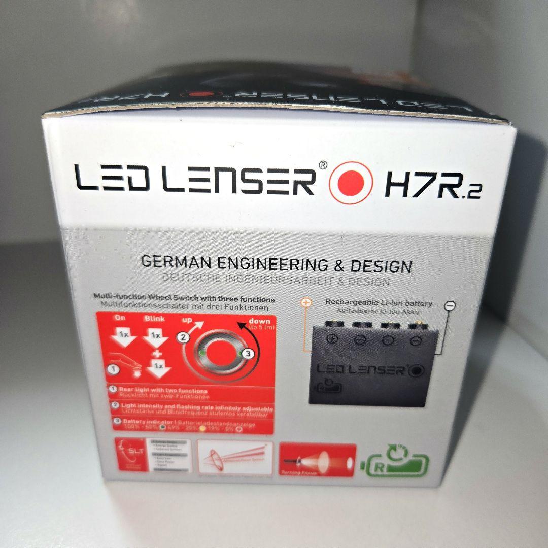 ニ*ー様 新品 未開封 レッド レンザー LED LENSER H7R.2 ヘッ