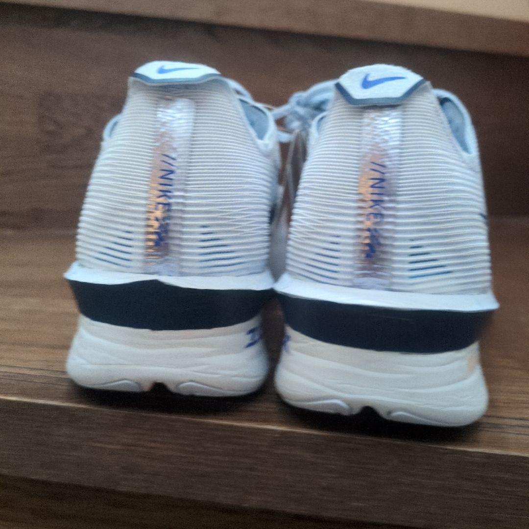 Nike ZoomX　ヴェイパーフライ ホワイト/ネイビー　23.5cm