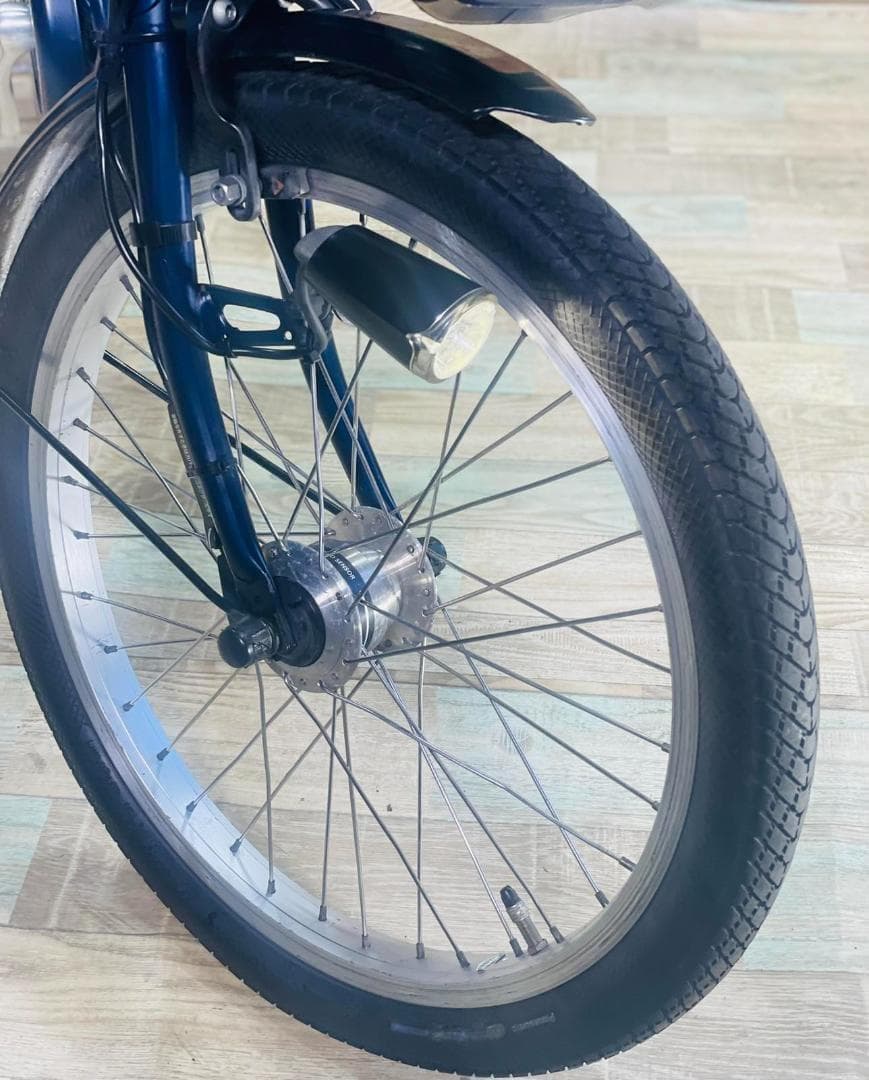 値上直前 ネイビー 大容量 パナソニック 子供乗せ電動アシスト自転車ZH3204