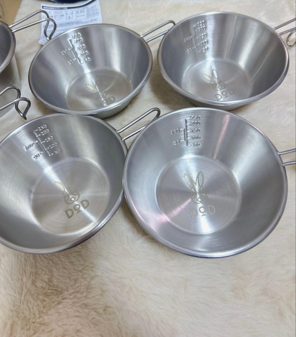 DOD 新品　ウサシェラノカゾク　キャンプ　アウトドア　シェラカップ　セット