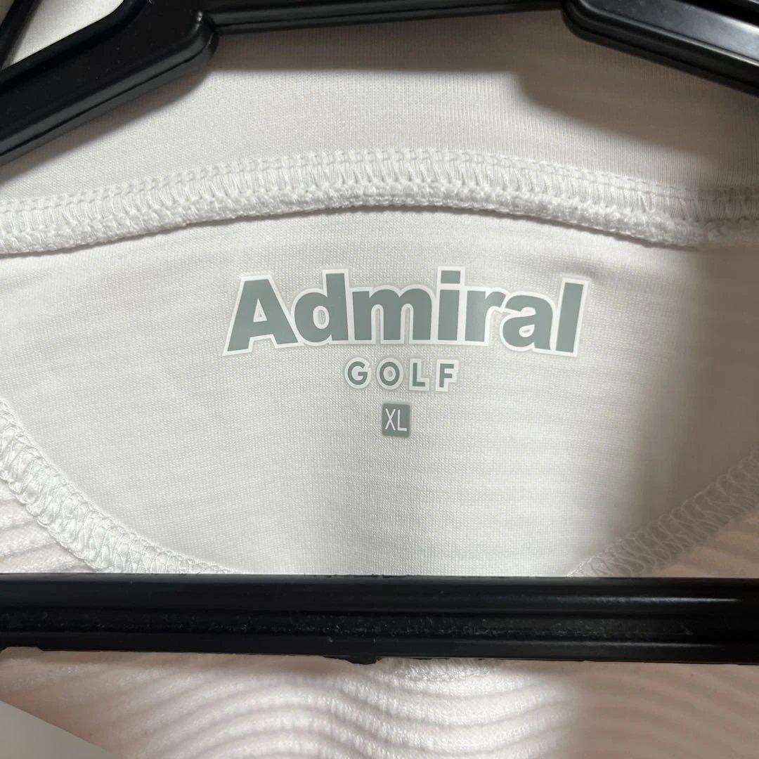 Admiral ゴルフ ★長袖シャツ XL ホワイトmen's☆美品★