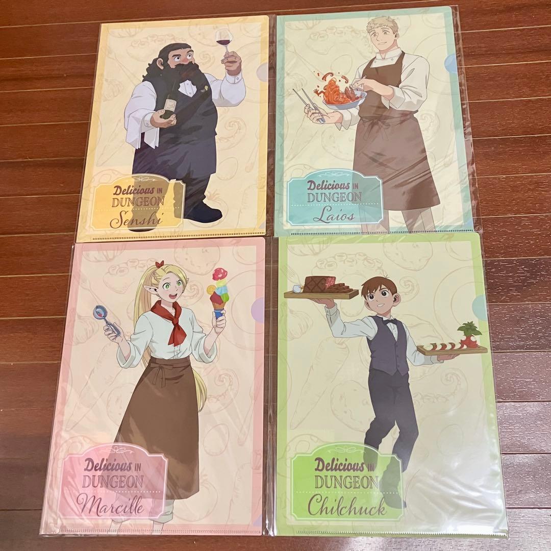 九井諒子展 / ダンジョン飯 迷宮探索展 記念複製原稿 クリアファイル セット